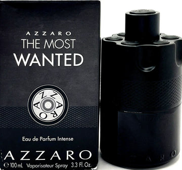AZZARO THE MOST WANTED INTENSE EAU DE PARFUM SPRAY FOR MEN 3.38 Oz / 100 ml NEW! Fit And Glow