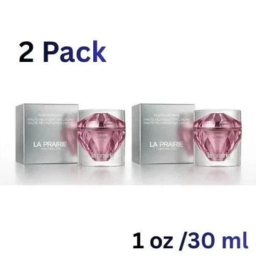 NEW 2 Pack La Prairie Platinum Rare Haute-Rejuvenation Cream 30ml 1oz USA Fit And Glow